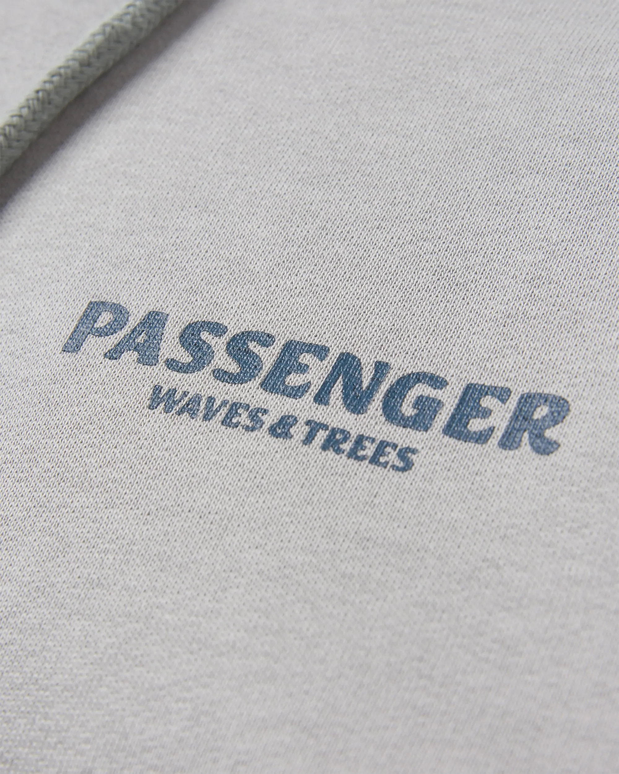 Waves & Trees Organic Cotton Hoodie - Steel Grey