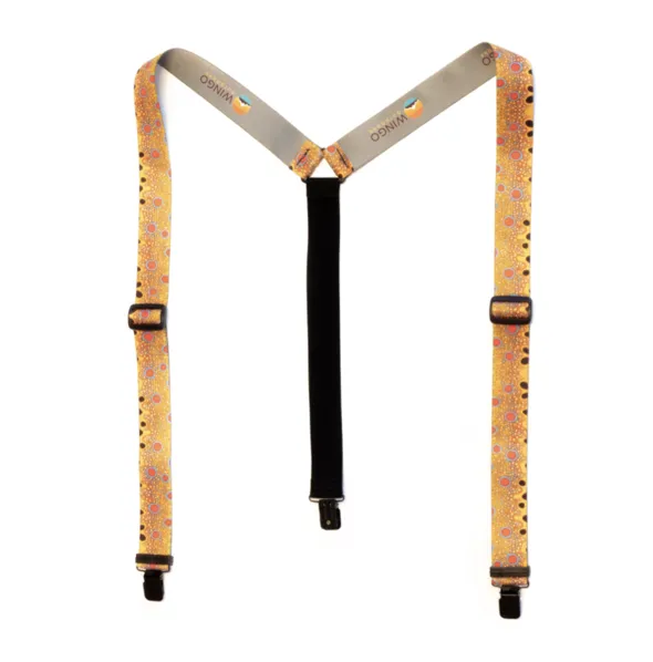 Wingo Fish Skin Suspenders