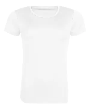 Womens recycled cool T | Arctic White