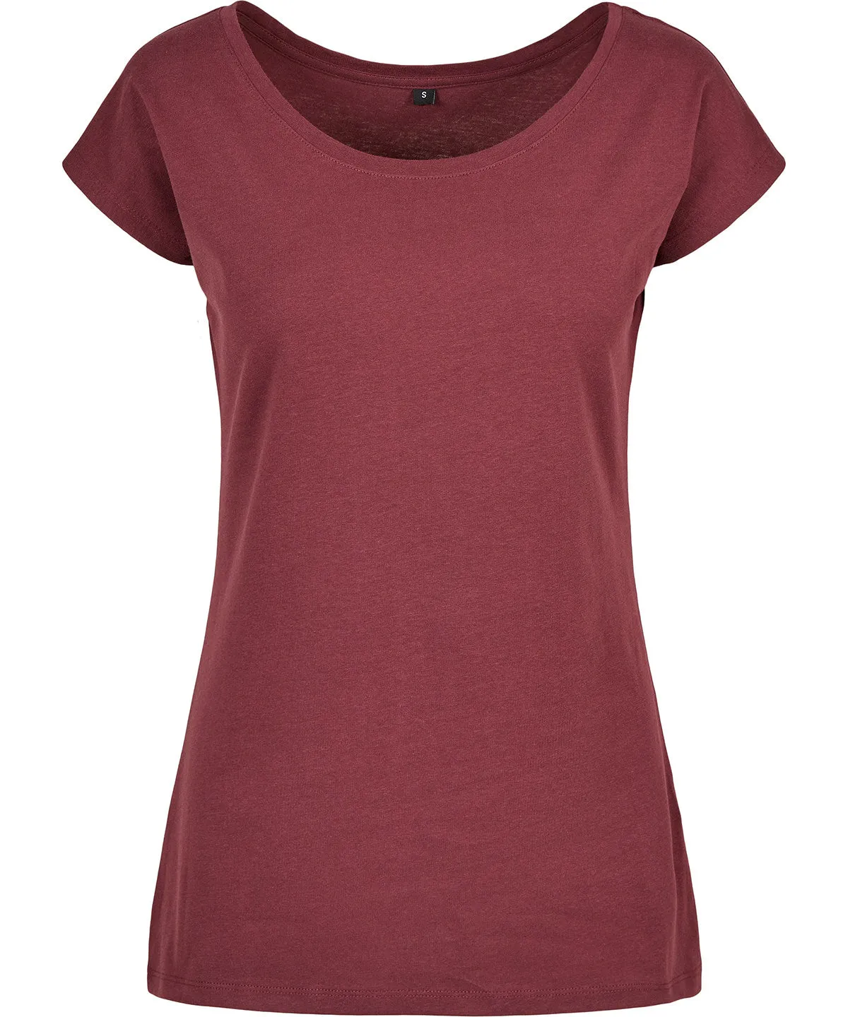 Womens wide neck tee | Cherry