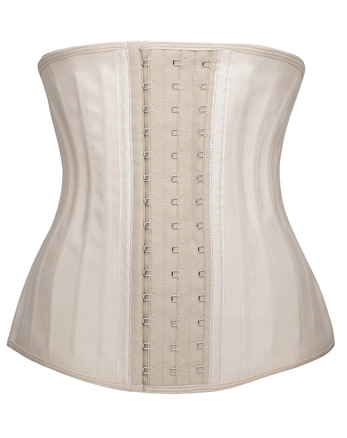 YIANNA Women Latex Waist Trainer 25 Steel Bones  3 Row Hooks