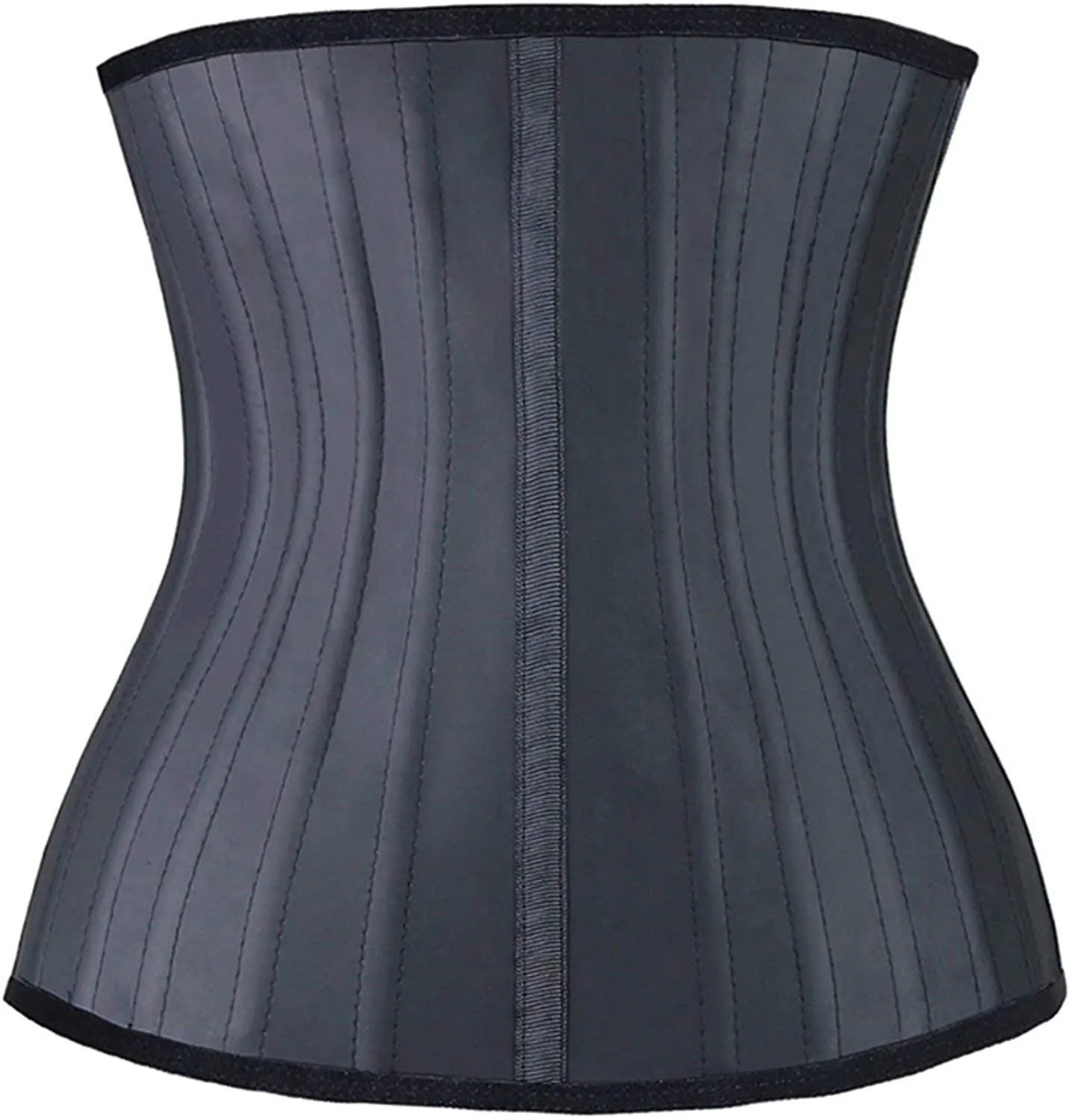 YIANNA Women Latex Waist Trainer 25 Steel Bones  3 Row Hooks