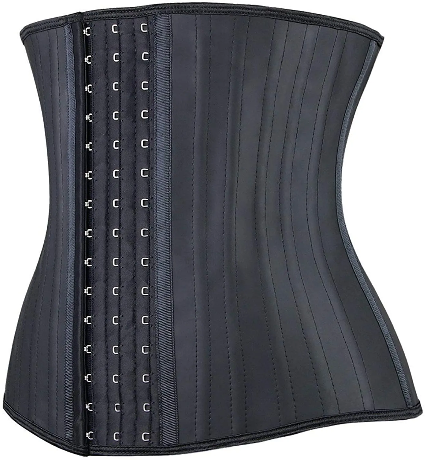 YIANNA Women Latex Waist Trainer 25 Steel Bones  3 Row Hooks